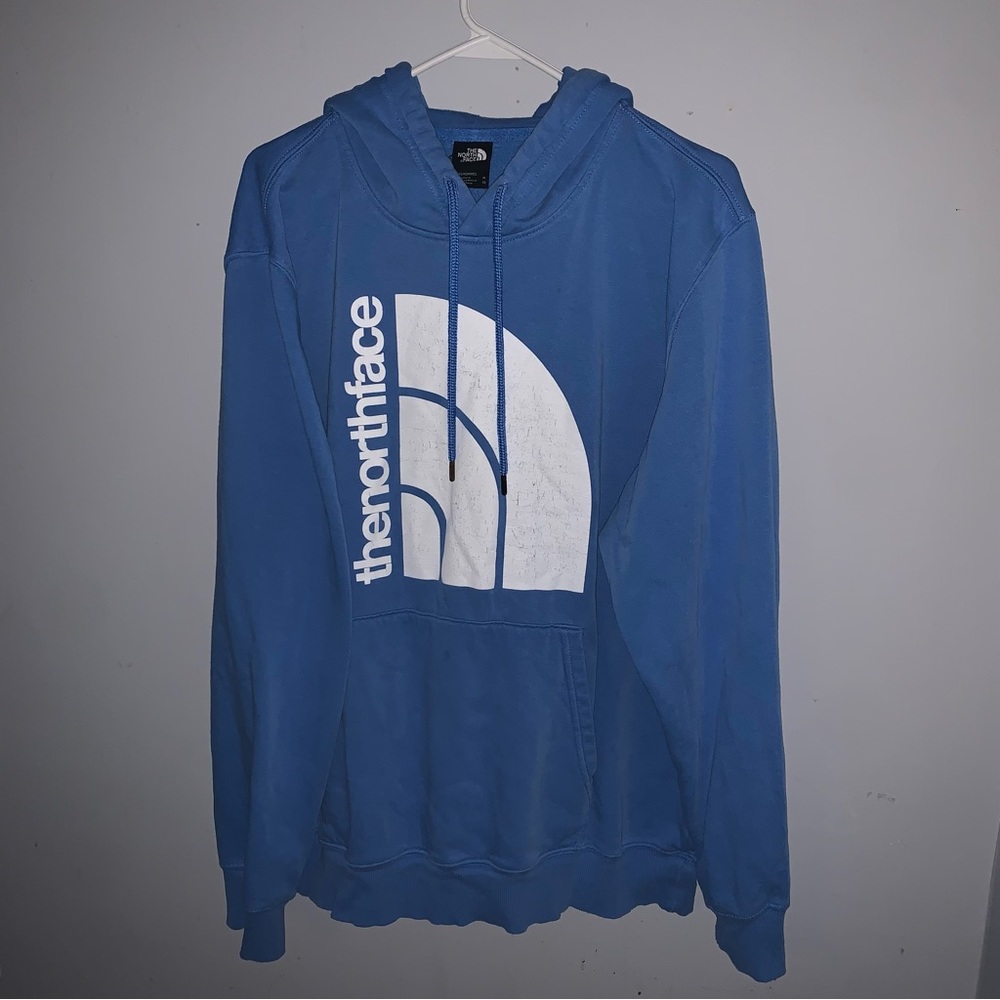 The North Face Blue Hooded Sweatshirt Men's Size XL